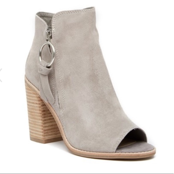 Dolce Vita Gray Ankle Booties - Picture 1 of 8